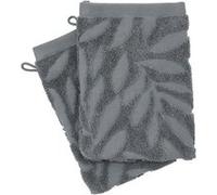 Atmosphera Créateur d'intérieur - Lot de 2 Gants de Toilette Tencel 15x21cm Gris Gris