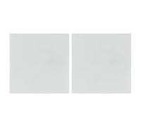 Atmosphera Créateur d'intérieur - Lot de 2 Miroirs Adhésifs Carré 40x40cm Argent