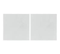 Atmosphera Créateur d'intérieur - Lot de 2 Miroirs Adhésifs "Carré" 40x40cm Argent Argent, Gris G
