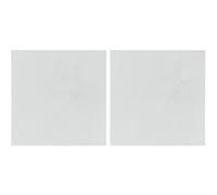 Atmosphera Créateur d'intérieur – Lot de 2 miroirs adhésifs Carré 40x40 cm Argent Gris