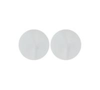 Atmosphera Créateur d'intérieur - Lot de 2 Miroirs Adhésifs "Rond" 40x40cm Argent