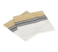 Atmosphera Créateur d'intérieur - Lot de 2 Serviettes de Table "Dolly" 40x40cm Ocre Jaune G