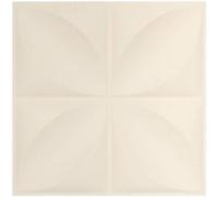 Atmosphera Créateur d'intérieur - Lot de 2 Stickers Fleurs "Oren" 30x30cm Blanc Chaud Blanc