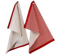 Atmosphera - Lot de 2 torchons de cuisine «Poulette» 70 cm Multicolore