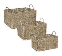 Caisse cagette Palmier x3 beige Beige