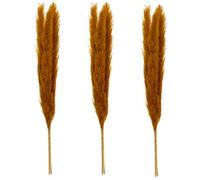 Atmosphera Créateur d'intérieur - Lot de 3 Fleurs Artificielles Pampa 109cm Orange