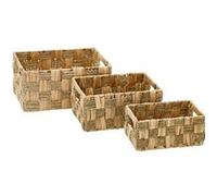 Atmosphera Créateur d'intérieur - Lot de 3 Paniers de Rangement "Nadi" 37cm Marron Marron G