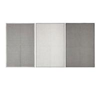 Atmosphera Créateur d'intérieur - Lot de 3 Torchons "Imprimé" 45x70cm Gris Gris G