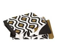 Créateur d'intérieur - Lot de 3 Torchons Imprimés "Twiste Lime" 45x70cm Multicolore