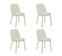 Atmosphera Créateur d'intérieur - Lot de 4 Chaises Design Neora 82cm Ivoire