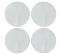 Atmosphera Créateur d'intérieur - Lot de 4 Miroirs Adhésifs Rond 30x30cm Argent