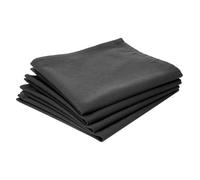 Atmosphera Créateur d'intérieur - Lot de 4 Serviettes de Table Coton 40x40cm Gris Foncé