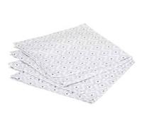 Atmosphera Créateur d'intérieur - Lot de 4 Serviettes de Table Etnik 40x40cm Gris Gris G