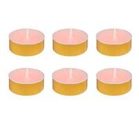 Atmosphera Créateur d'intérieur - Lot de 6 Bougies Chauffe-Plat Parfumées "Izor" 3,7cm Jasmin G