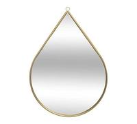 Atmosphera Créateur d'intérieur - Miroir Mural en Métal Goutte 29cm Or