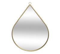 Atmosphera Créateur d'intérieur - Miroir Mural en Métal Goutte 39cm Or