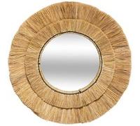 Atmosphera Miroir 'Safari' raphia D57 cm