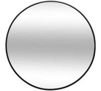 Atmosphera Miroir Alice en métal noir - Diamètre de 38 cm
