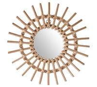 Atmosphera Créateur d'intérieur - Miroir Mural Rotin 30cm Naturel