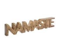 Atmosphera Créateur d'intérieur - Mot à Poser en Bois "Namaste" 56cm Marron Marron G
