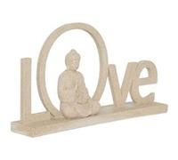 Atmosphera Créateur d'intérieur - Mot à Poser Love & Buddha "Salma" 36cm Beige Beige