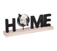 Atmosphera Créateur d'intérieur - Mot Déco à Poser "Home Globe" 36cm Noir Noir G