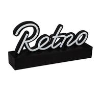 ATMOSPHERA CREATEUR D'INTERIEUR Mot déco lumineux LED rétro noir