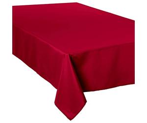 ATMOSPHERA CREATEUR D'INTERIEUR Nappe Anti-Tache rectangulaire Rouge 150x300 cm