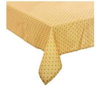 Nappe Antitache à Motifs "Paty" 140x240cm Jaune