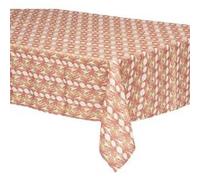 Atmosphera Créateur d'intérieur - Nappe Antitache à Motifs "Zélie" 140x240cm Terracotta Terracotta G