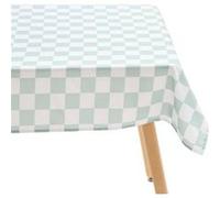 Atmosphera Créateur d'intérieur - Nappe Antitache Imprimé "Della Pasta" 150x300cm Vert Céladon Vert