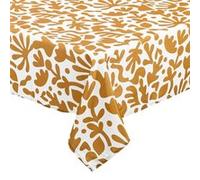 Atmosphera Créateur d'intérieur - Nappe Antitache Imprimée "Jolan" 140x240cm Ocre Jaune G