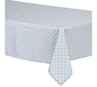 Atmosphera Créateur d'intérieur - Nappe Antitache Imprimée "Livia" 150x300cm Gris Gris G