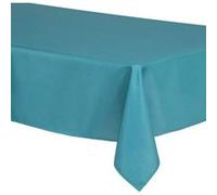Atmosphera Créateur d'intérieur - Nappe Antitache "Unie" 150x300cm Bleu Canard Bleu G