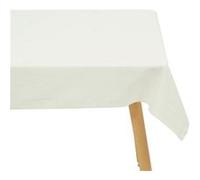 Atmosphera Créateur d'intérieur - Nappe Brodé en Coton "Joy" 150x250cm Blanc Blanc