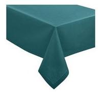 Atmosphera - Nappe Jane - Coton Chambray - Bleu Canard 140x240 cm