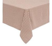 Atmosphera Créateur d'intérieur - Nappe Vichy en Coton "Floral" 150x250cm Marron Marron G