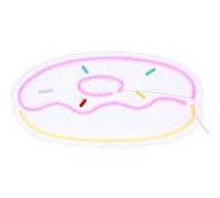 Atmosphera Créateur d'intérieur - Néon LED Mural "Donut" 37cm Multicolore Multicolore
