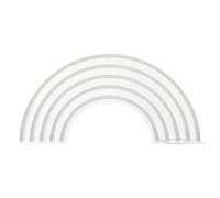 Atmosphera Créateur d'intérieur - Néon Mural LED Arc-en-ciel Multicolore, 38 x 19 cm, Alimentation USB - Décoration Pour Chambre d'Enfant, Salon