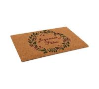 Atmosphera Créateur d'intérieur - Paillasson en Coco Joyeuses Fêtes 40x60cm Marron