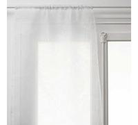 Atmosphera Créateur d'intérieur - Paire de Voilages Feuille 60x160cm Blanc