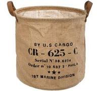 Atmosphera Créateur d'intérieur - Panier de Rangement en Jute "Loft" 30cm Naturel Beige G