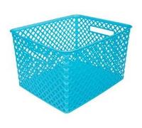 Atmosphera Créateur d'intérieur - Panier Multi-Usages Basket 22cm Bleu Bleu