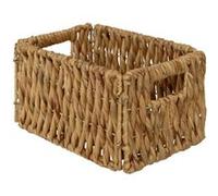 Atmosphera Panier pliable en jacinthe Maura 29 cm naturel marron G