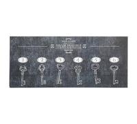 ATMOSPHERA CREATEUR D'INTERIEUR Panneau 6 clés Bistrot 19x44 cm Maison familiale