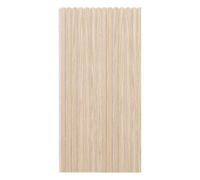 Atmosphera Créateur d'intérieur - Panneau Décoratif Tasseaux Bois Colva - 120x60cm - Beige Fond Gris - Réduction du Bruit - Entrée, Chambre, Salon