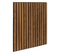Panneau décoratif mural Colva bois foncé 60x60cm - Atmosphera createur d'interieur