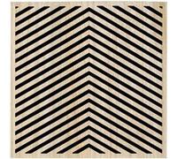 Atmosphera - Panneau décoratif Mural Eileen 58x58cm Chevrons