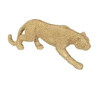 Atmosphera Créateur d'intérieur - Panthère avec Paillettes Déco Artif 28cm Or