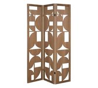 Atmosphera Créateur d'intérieur - Paravent Ajouré Design Hernan 121x170cm Marron